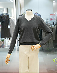 [BCBG] 브이넥 베이직 니트 (A5W9Y953)