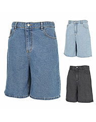 [김영주골프] 여름 와이드 워싱 데님팬츠 버뮤다 남성 청반바지 DPMMHS82