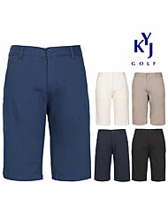 [김영주골프] 여름 코튼 심플 하프팬츠 면스판 베이직 남성 골프 반바지 DOMMHS07