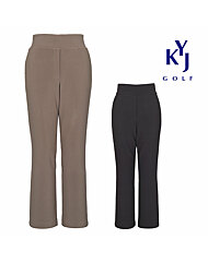 [김영주골프] 여성 뱃살보정 팬딩팬츠 나팔 부츠컷 바지 겨울기모 스판 골프 KNWLSL78