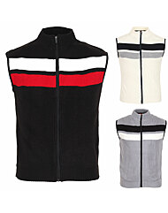 [김영주골프] 남성 니트 스판 베스트 집업 골프 조끼 KNFMCA03