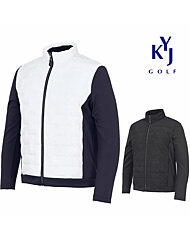 [김영주골프] 겨울 오리털 스윙 스판 믹스 덕다운 남성 골프 패딩 점퍼 DOWMJP09