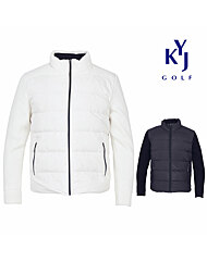 [김영주골프] 겨울 오리털 니트콤비 남성 골프 다운 패딩 점퍼 DOWMJP17