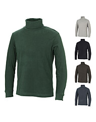 [김영주골프] 겨울 베이직 따뜻한 기모 폴라티 남성 골프 터틀넥 티셔츠 DPWMTS36