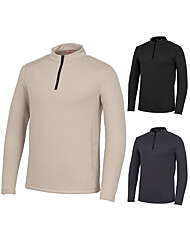 [김영주골프] 남성 겨울 네크라인 퐁씬 하프집업 티셔츠 KNWMTS50