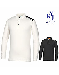 [김영주골프] 봄가을 기능성 언발라인 스판 카라 남성 골프티셔츠 KOSMTS66
