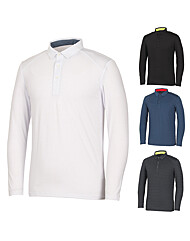 [김영주골프] 봄가을 멜란지 스트레치 스판 남성골프 티셔츠 KNSMTS45