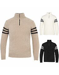 [김영주골프] 겨울 하프집업 3선라인 앙고라 남성 골프 니트 DOWMNT28