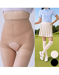 [김영주골프] 여름 밑트임 자외선차단 쿨Y존 투톤 논슬립 골프스타킹 DPMLSK09