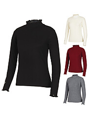 [김영주골프] 겨울 여성 골지티셔츠 KKWLSW01