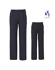 [김영주골프] 겨울 나일론 스판 원턱라인 방풍 방한 남성 골프 기모바지 DPWMSL41