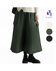 [김영주골프] 겨울 카고 치마 패디드 팬츠 여성 와이드 패딩바지 DPWLPT38