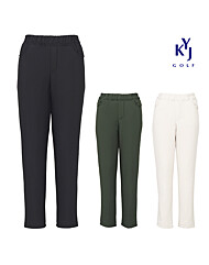 [김영주골프] 겨울 슬림 심플 베이직 숏기장 밴딩 여성 패딩바지 DPWLPT42