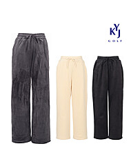 [김영주골프] 겨울 융기모 은광 코듀로이 데일리룩 여성 와이드 골덴바지 DPWLSL01
