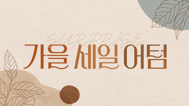 가을 정기세일