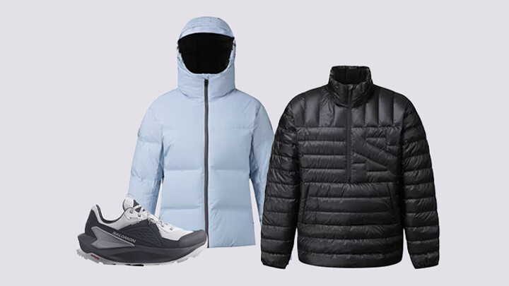 겨울 아웃도어 점퍼&트레킹화 OPEN